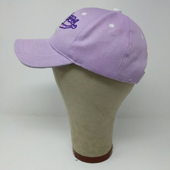 Purple LAS VEGAS baseball cap hat with Silver Star Embroidered Adjustable - Picture 6 of 12